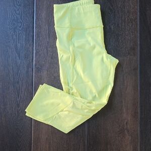 Athleta Light Yellow Leggings